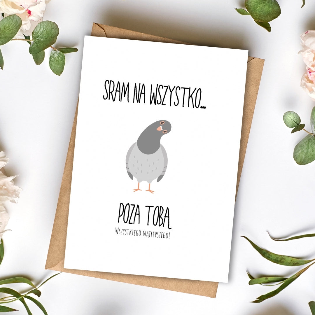 Kartka - Sram na wszystko… poza Tobą
