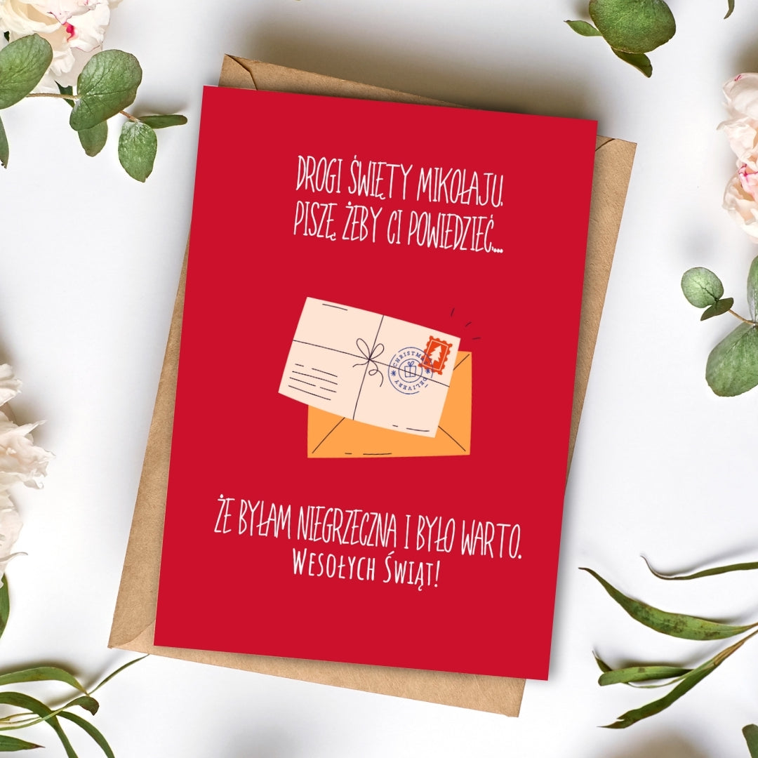 Kartka - List do Mikołaja