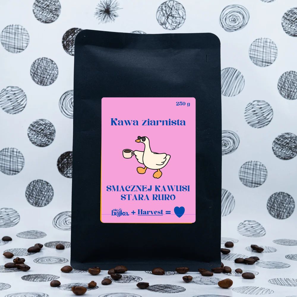 Kawa ziarnista "Smacznej kawusi stara ruro" (250 g)
