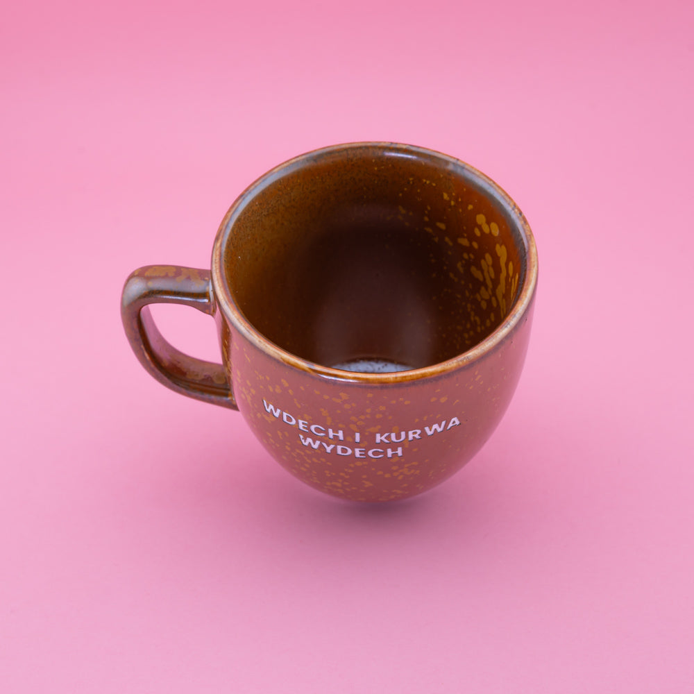 Wdech i kurwa wydech - Brązowy (Mocha)