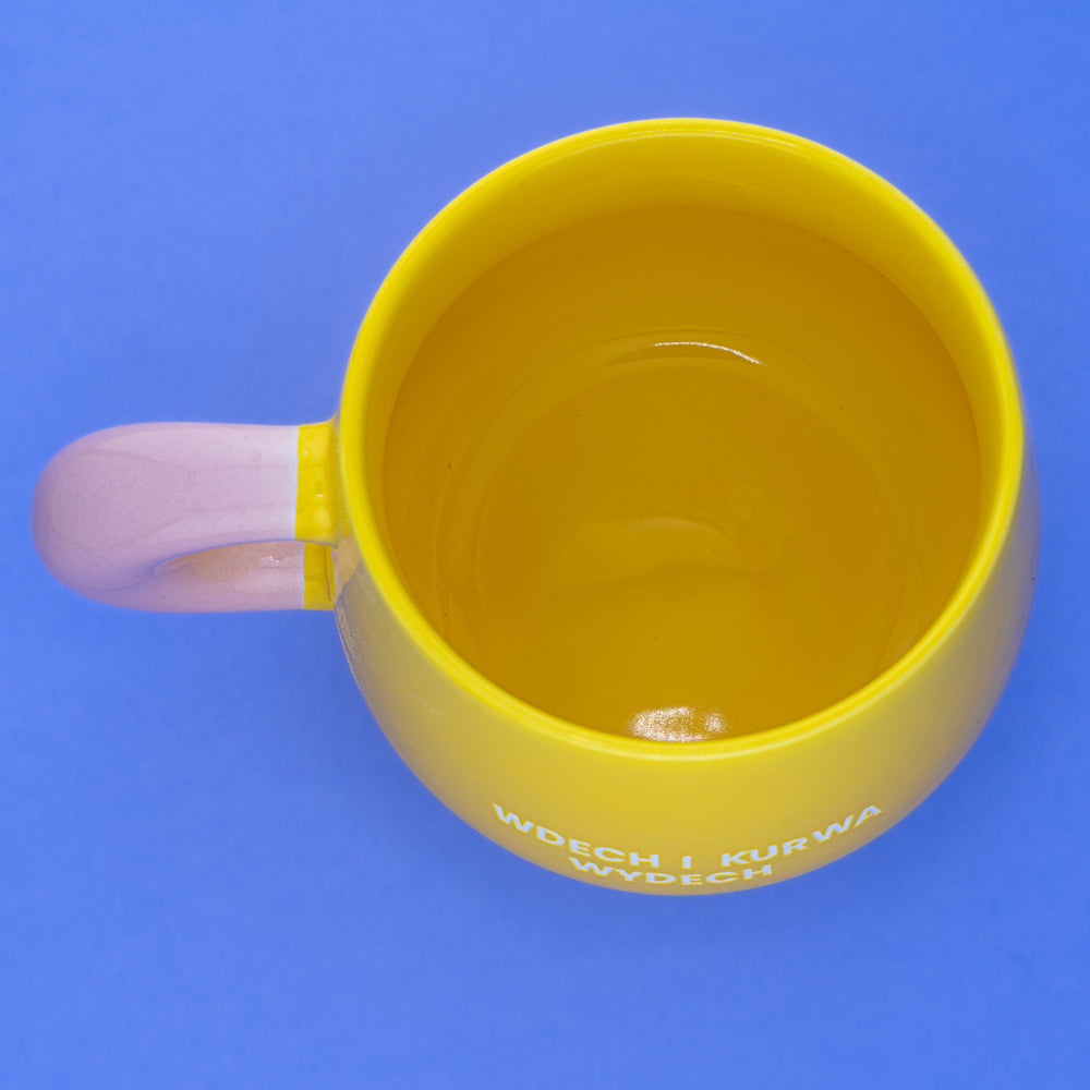 Wdech i Kurwa Wydech - Żółty (Bubble)