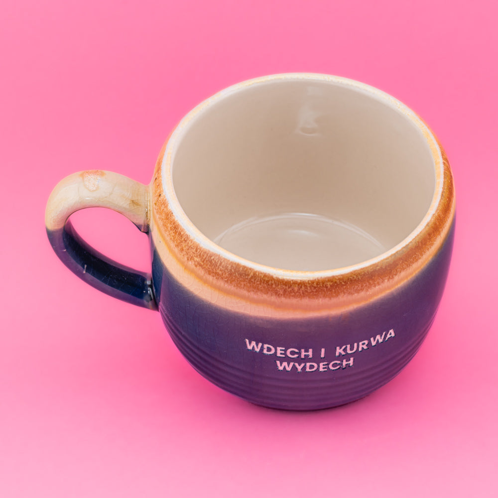 Wdech i Kurwa Wydech - Granatowy (Lava)