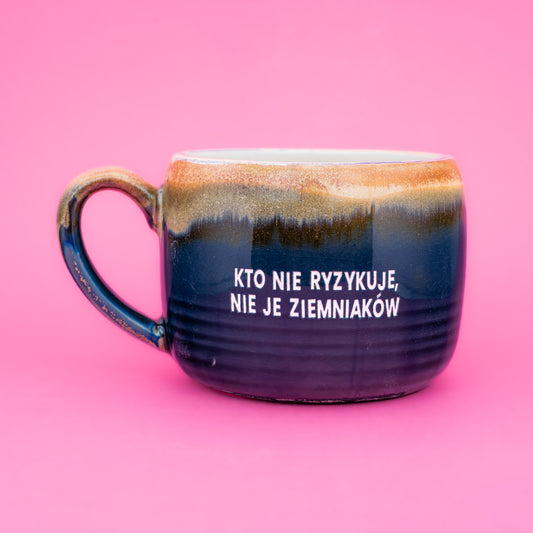 Kto nie ryzykuje, nie je ziemniaków - Granatowy (Lava)