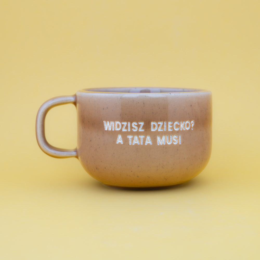 Widzisz dziecko? A tata musi - Brzoskwiniowy (Mellow)