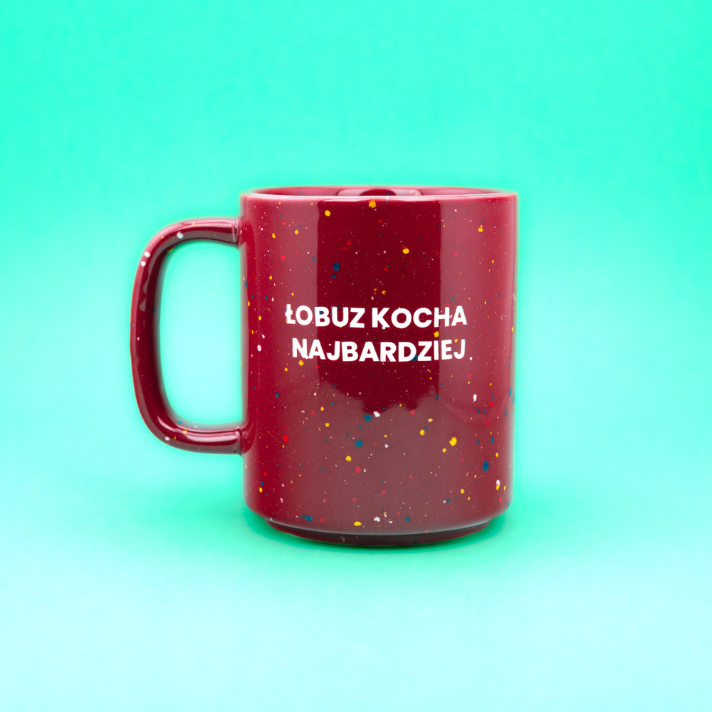 Łobuz kocha najbardziej - Bordowy (Retro Tall)