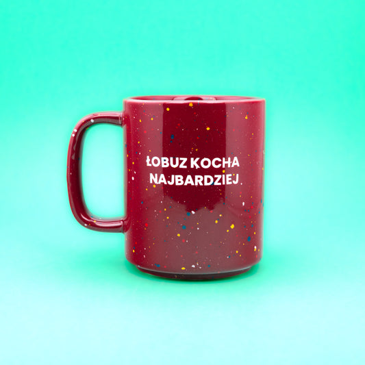 Łobuz kocha najbardziej - Bordowy (Retro Tall)