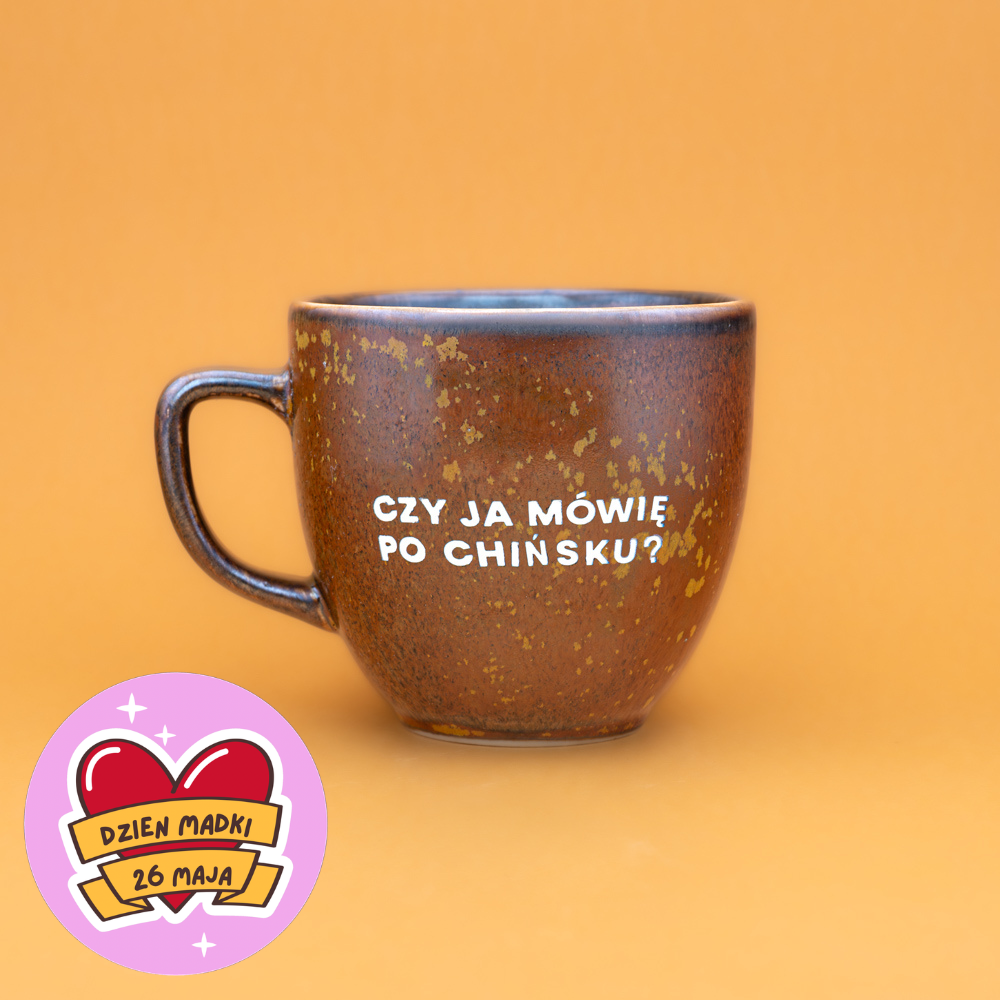 Czy ja mówię po chińsku? - Brązowy (Mocha)