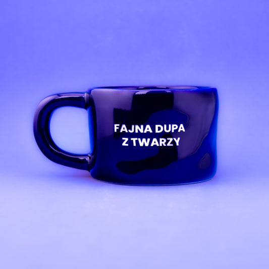 Fajna dupa z twarzy - Granatowy (Klasyk)