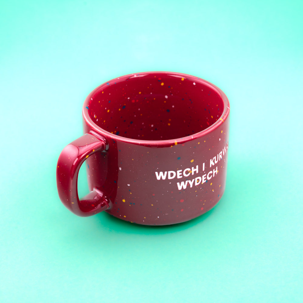 Wdech i kurwa wydech - Bordowy (Retro)