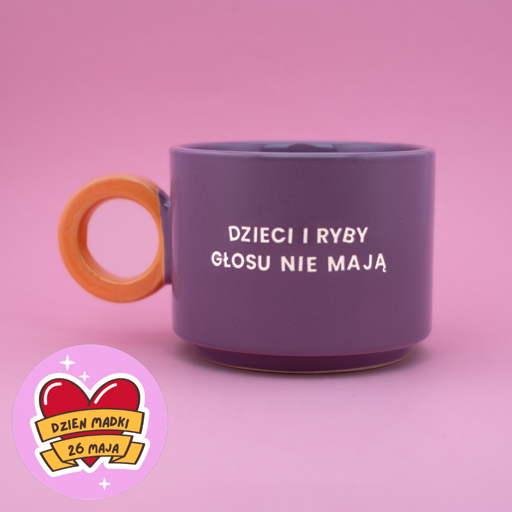 Dzieci i ryby głosu nie mają - Fioletowy (Fresh)