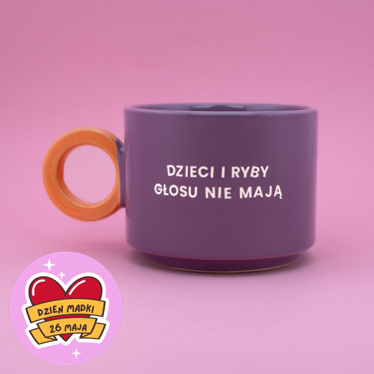 Dzieci i ryby głosu nie mają - Fioletowy (Fresh)