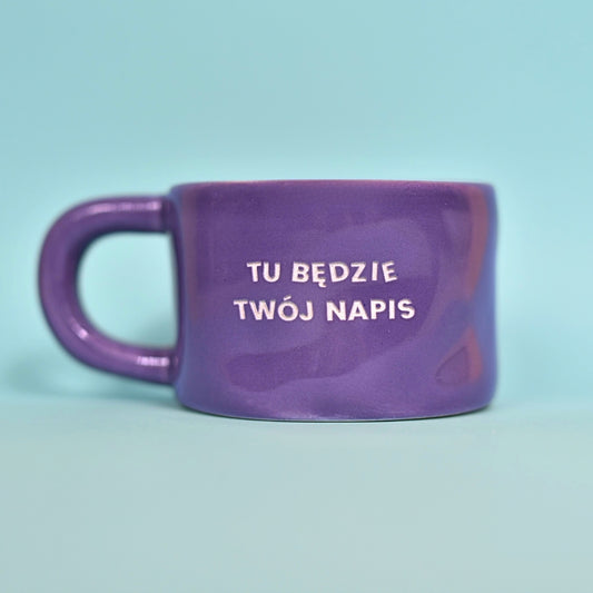 Twój Napis - Fioletowy (Klasyk)