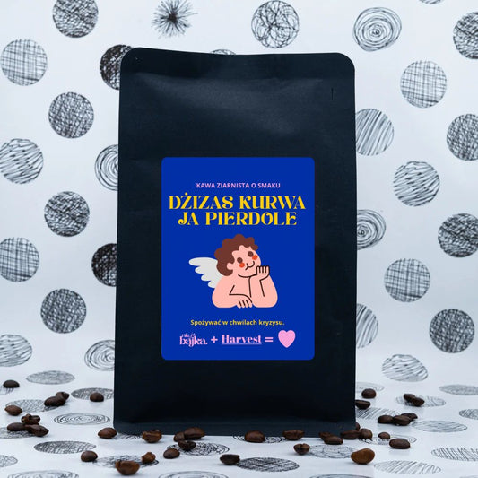 Kawa ziarnista "Dżizas kurwa ja pierdole" (250 g)