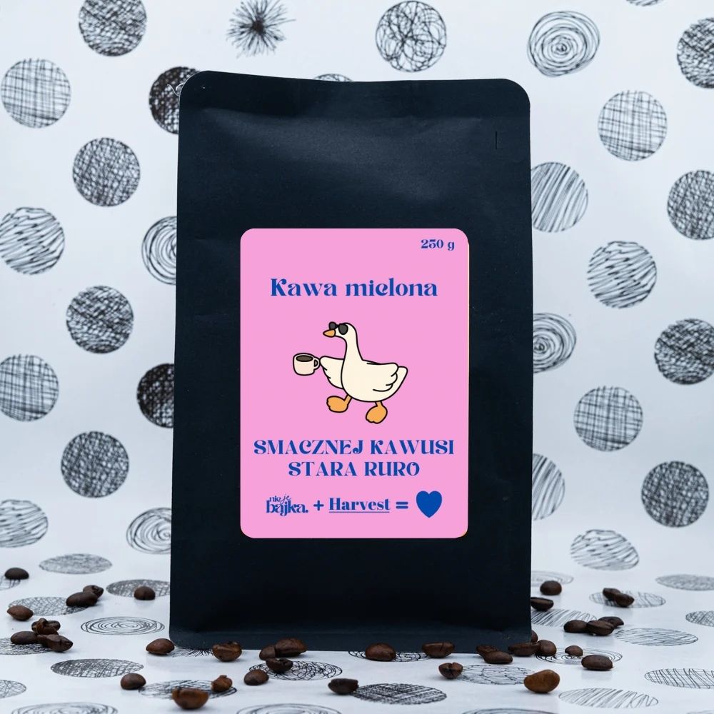 Kawa mielona "Smacznej kawusi stara ruro" (250 g)