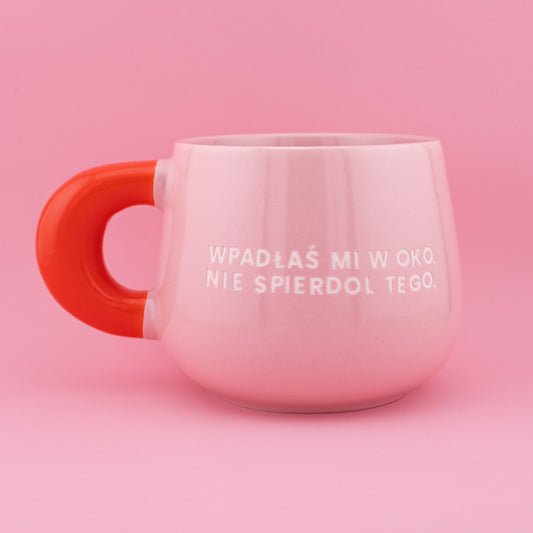 Wpadłaś mi w oko. Nie spierdol tego. - Mleczny Róż (Bubble)
