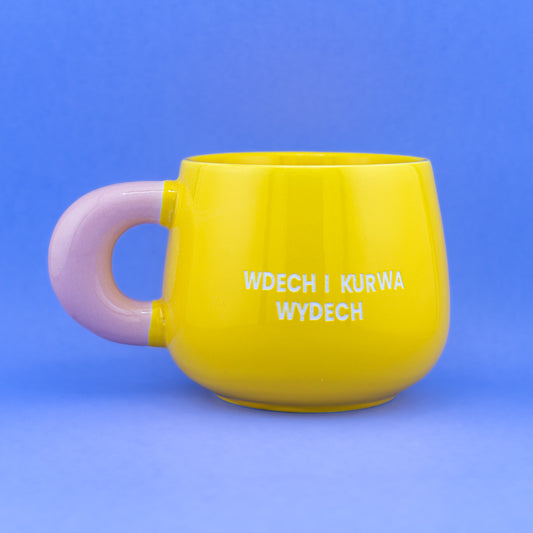 Wdech i Kurwa Wydech - Żółty (Bubble)
