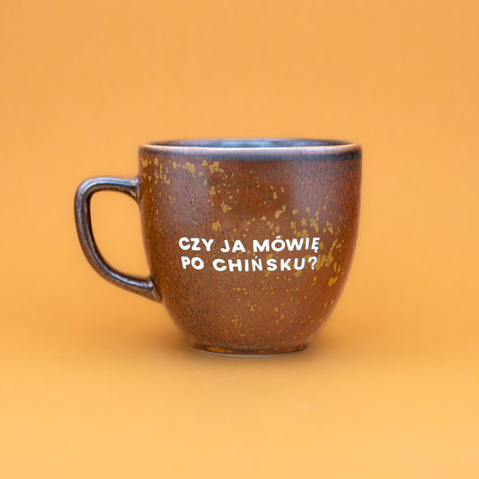 Czy ja mówię po chińsku? - Brązowy (Mocha)