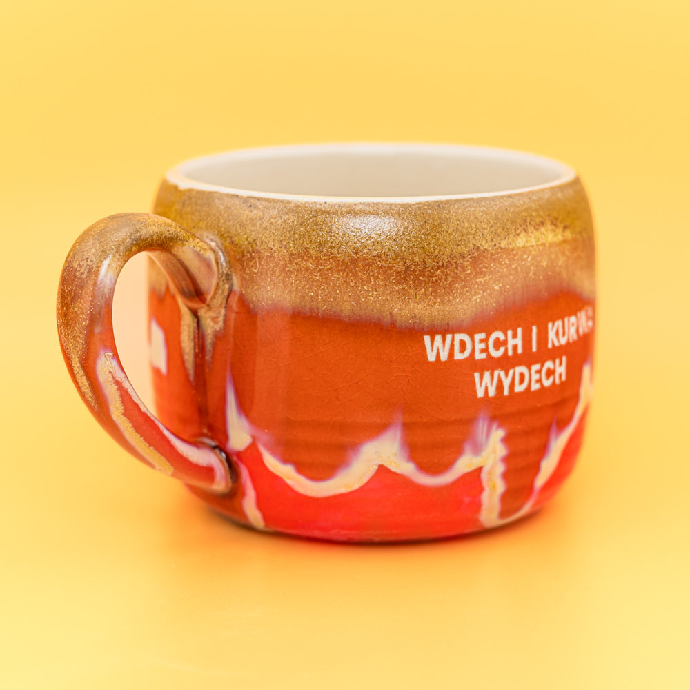 Wdech i Kurwa Wydech - Czerwony (Lava)