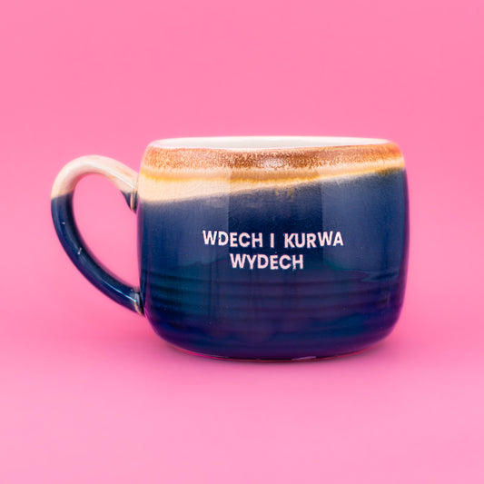 Wdech i Kurwa Wydech - Granatowy (Lava)