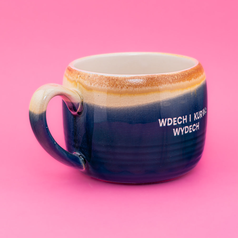 Wdech i Kurwa Wydech - Granatowy (Lava)