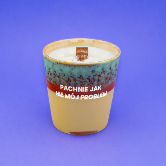 Świeca sojowa „Pachnie jak nie mój problem” (Luca)