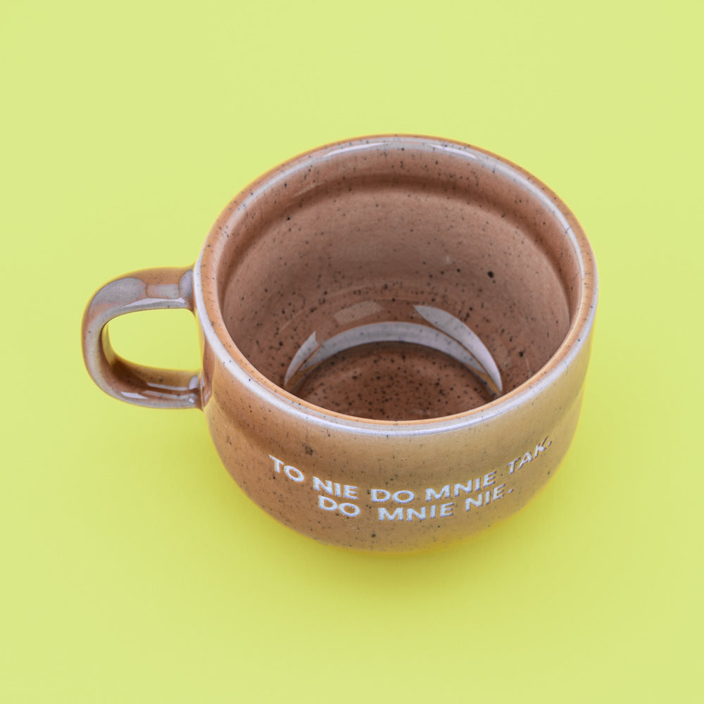 To nie do mnie tak. Do mnie nie. - Brzoskwiniowy (Mellow)