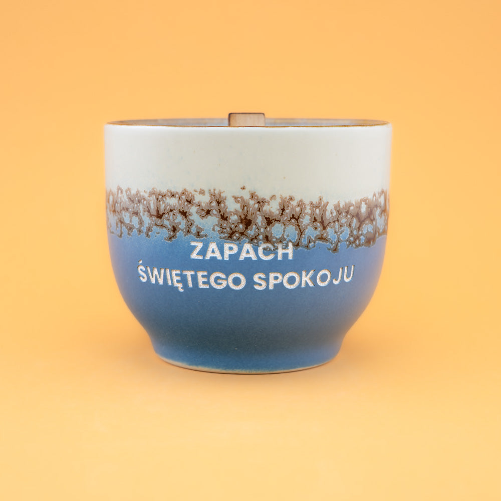 Świeca sojowa „Zapach świętego spokoju” (Milo)