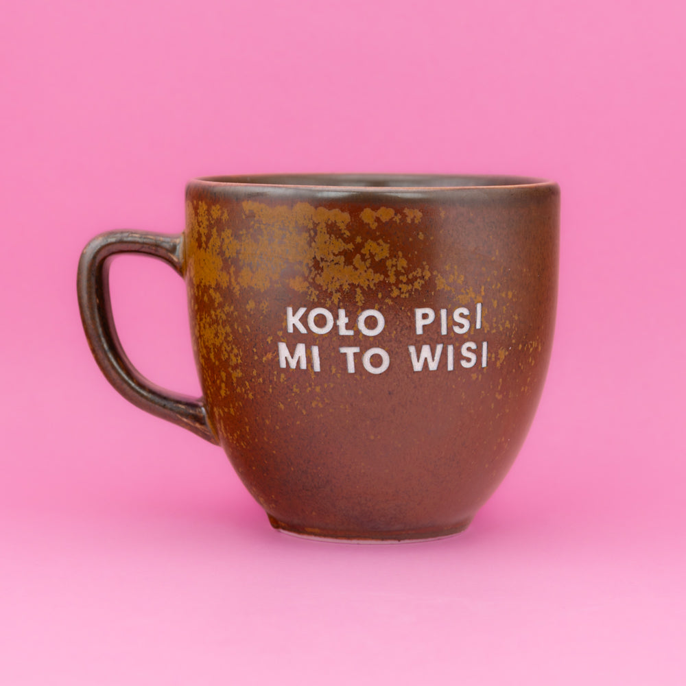 Koło pisi mi to wisi - Brązowy (Mocha)