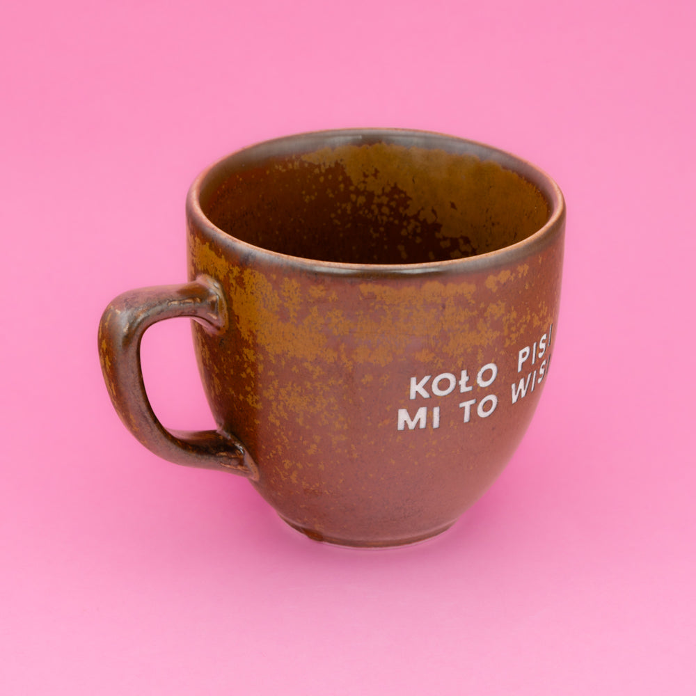 Koło pisi mi to wisi - Brązowy (Mocha)