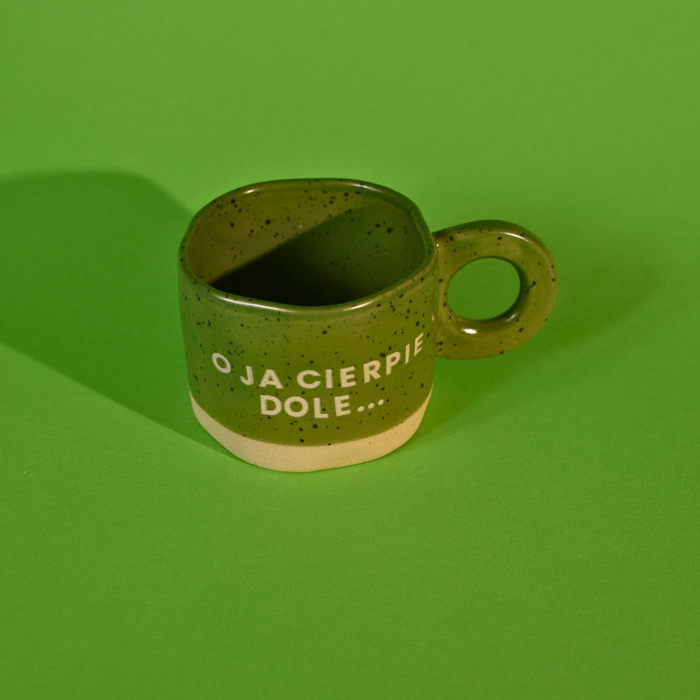 O ja cierpie dole… - Zielony