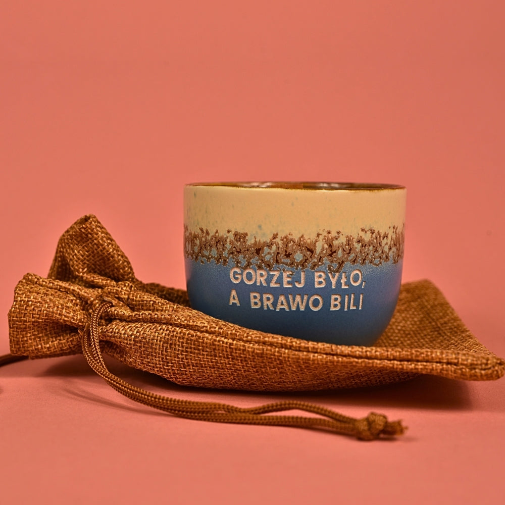 Świeca sojowa „Gorzej było, a brawo bili” (Milo)