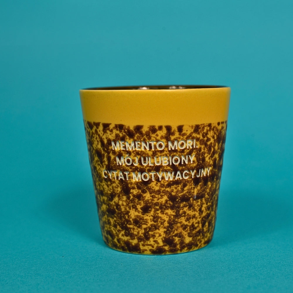 Świeca sojowa „Memento mori. Mój ulubiony cytat motywacyjny” (Leo)