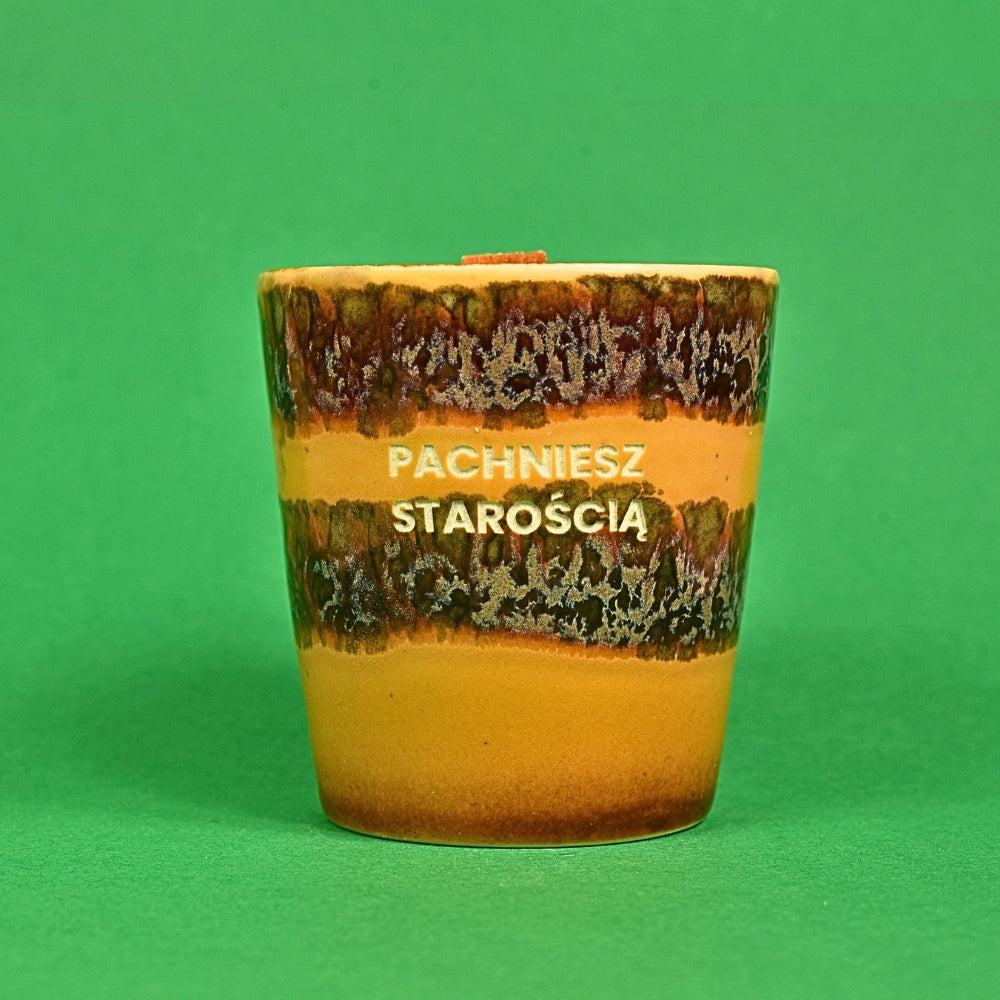 Świeca sojowa „Pachniesz starością” (Enzo)