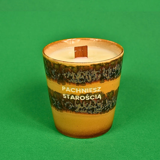 Świeca sojowa „Pachniesz starością” (Enzo)