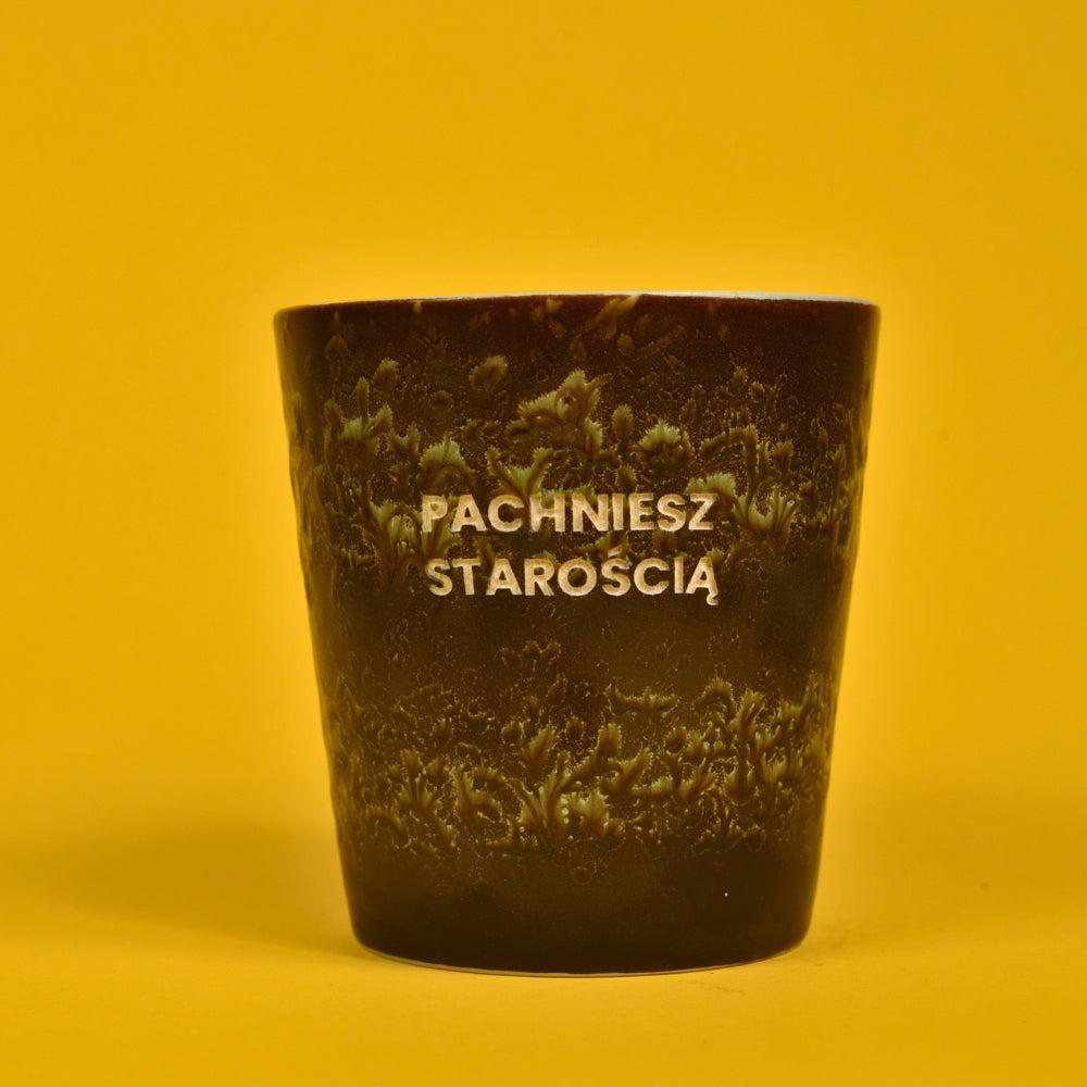 Świeca sojowa „Pachniesz starością” (Cleo)