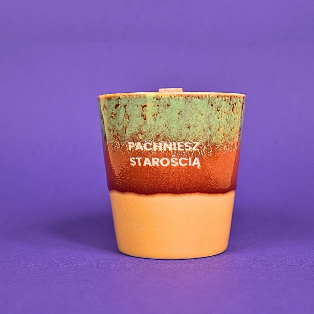 Świeca sojowa „Pachniesz starością” (Luca)