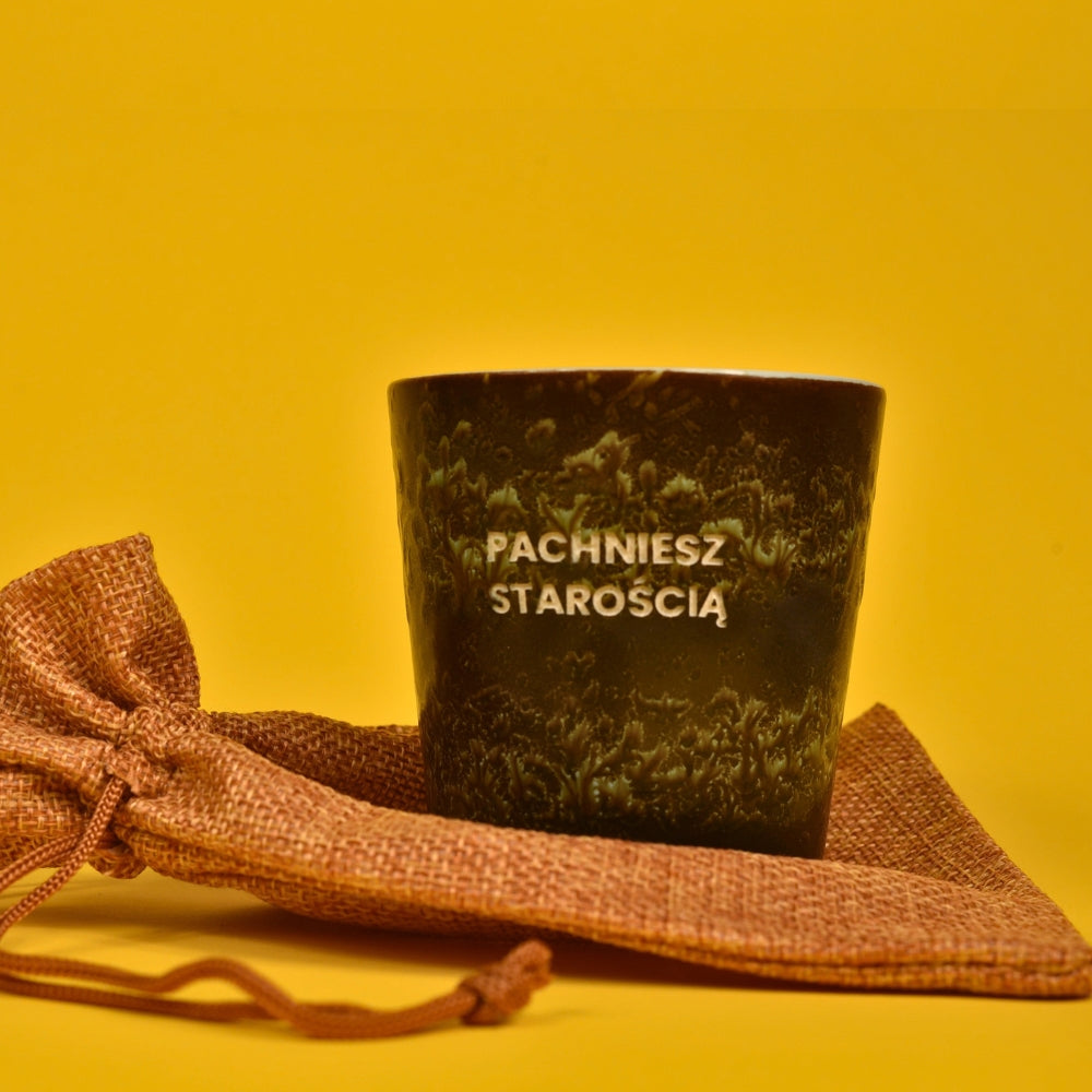 Świeca sojowa „Pachniesz starością” (Cleo)