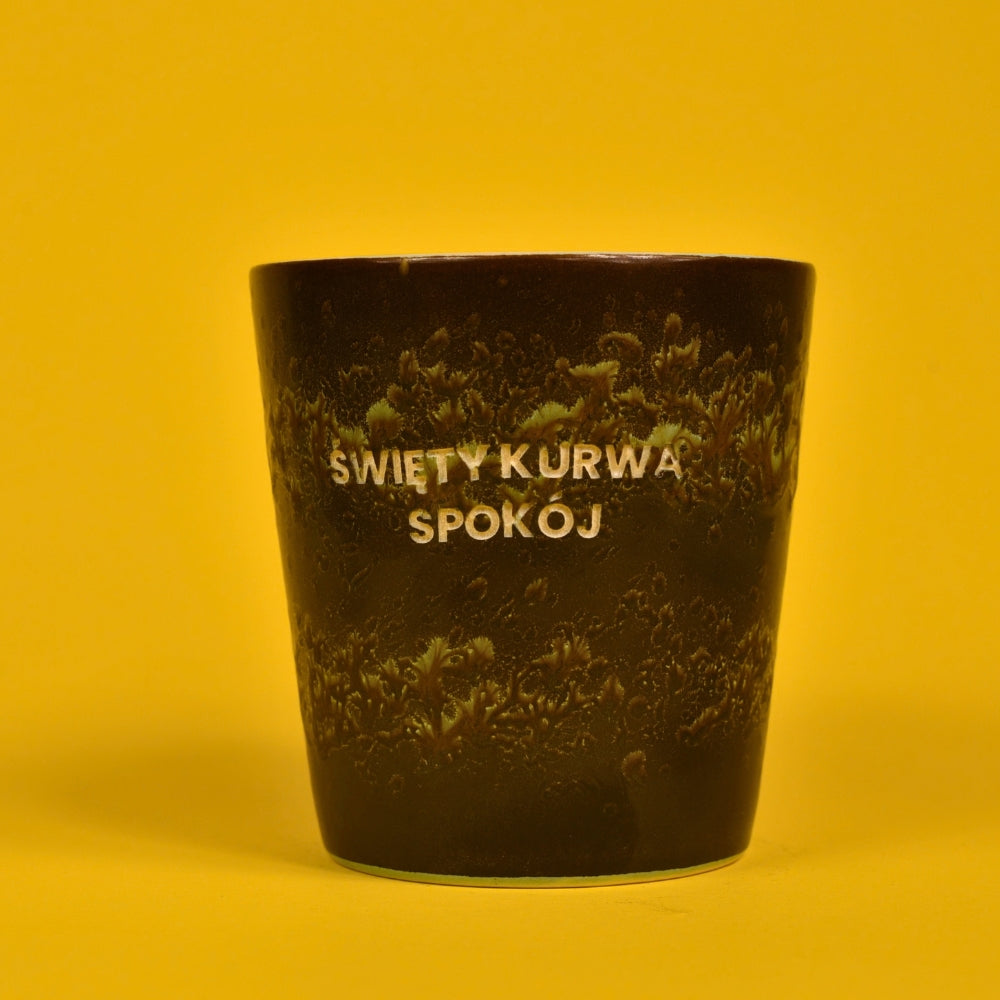 Świeca sojowa „Święty kurwa spokój” (Cleo)