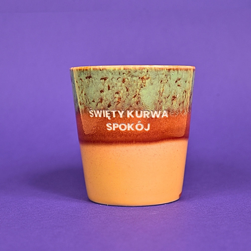 Świeca sojowa „Święty kurwa spokój” (Luca)
