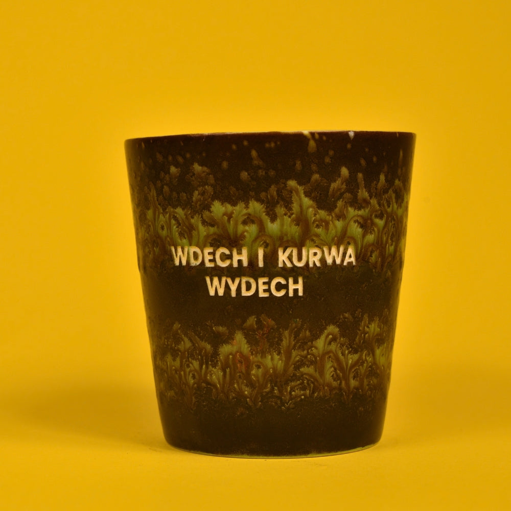 Świeca sojowa „Wdech i kurwa wydech” (Cleo)
