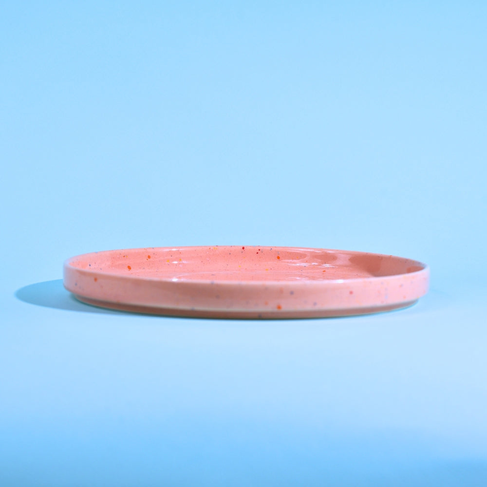 Talerz Nie żryj tyle - Koralowy Róż