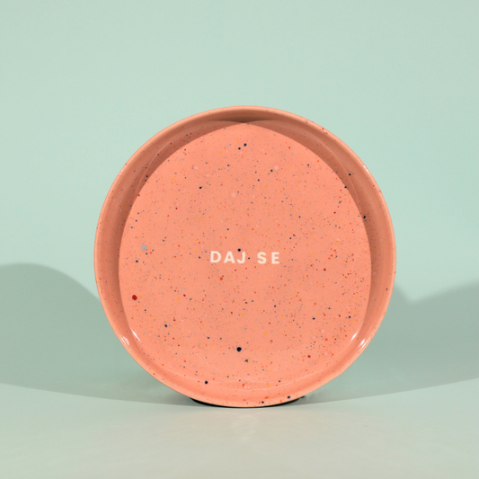 Talerz Daj se - Koralowy Róż