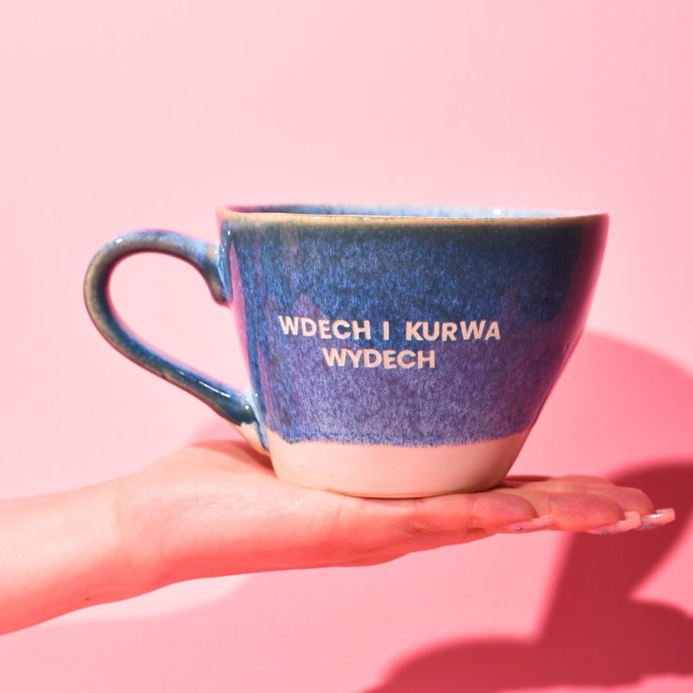 Wdech i kurwa wydech - Niebieski (Przytulas)