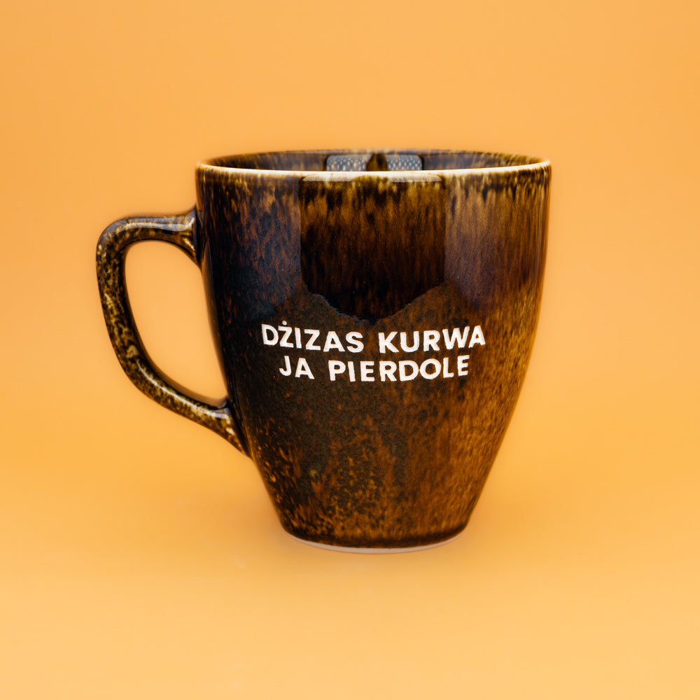Dżizas kurwa ja pierdole - Brązowo-Zielony (Timber)